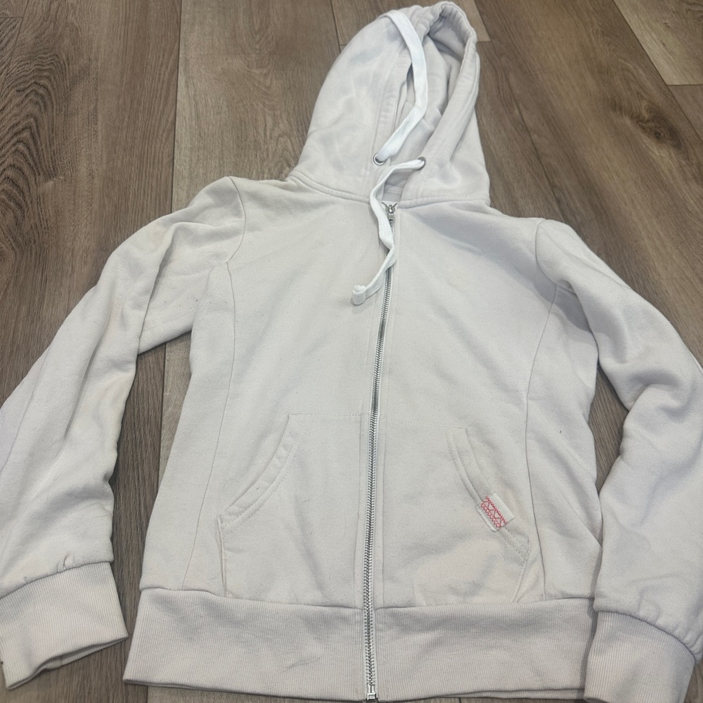 White Hooded Women's Sweater